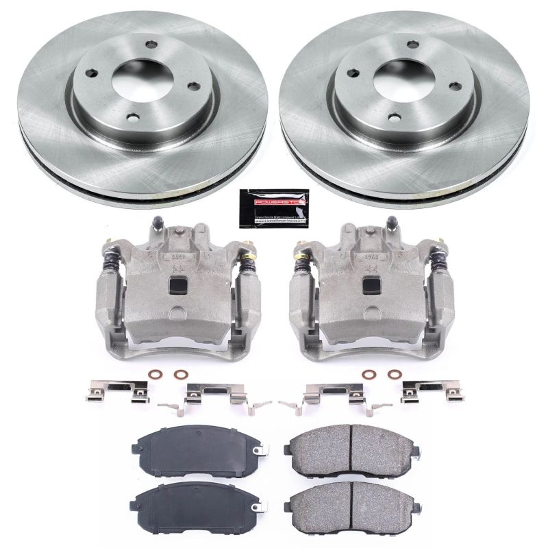 PowerStop Power Stop 07-12 Nissan Versa Front Autospecialty Brake Kit w/Calipers