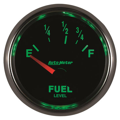 AutoMeter Gauge Fuel Level 2-1/16in. 73 Ohm(e) to 10 Ohm(f) Elec Gs