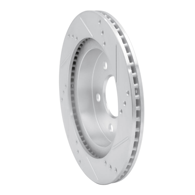 R1 Concepts R1 93-97 Chevrolet Camaro Rear Left Drilled & Slotted Silver Brake Rotor