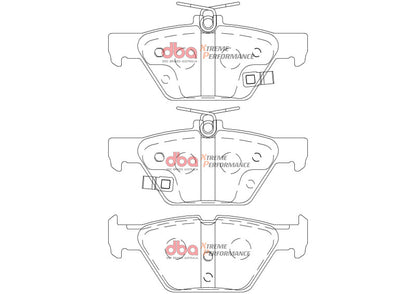 DBA 16-22 Subaru WRX (w/Eyesight Technology) XP Performance Rear Brake Pads