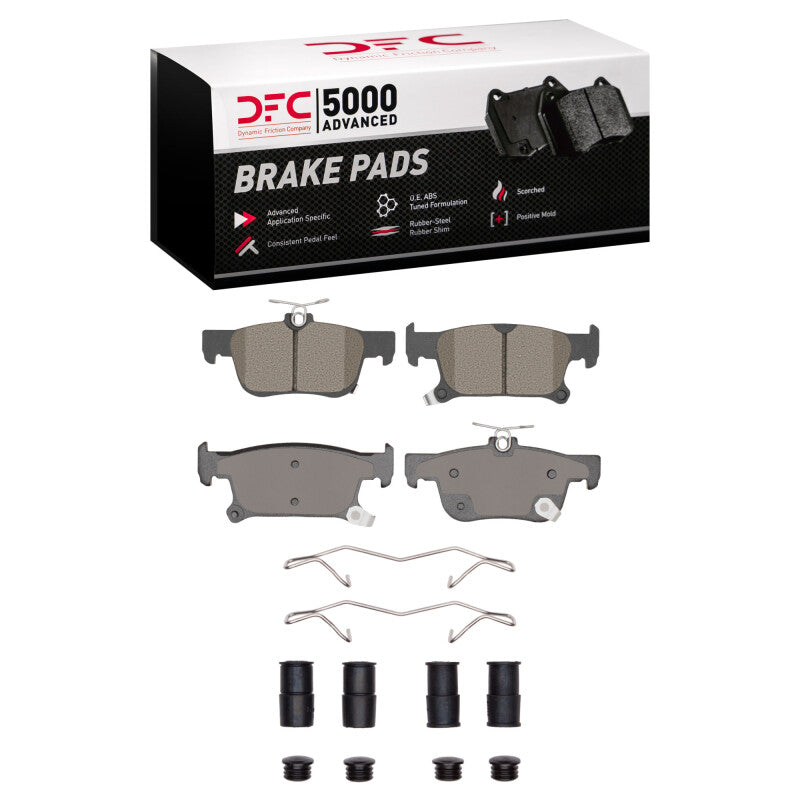 DFC 16-20 Buick Envision Rear 5000 Advanced Ceramic Brake Pads and Hardware Kit
