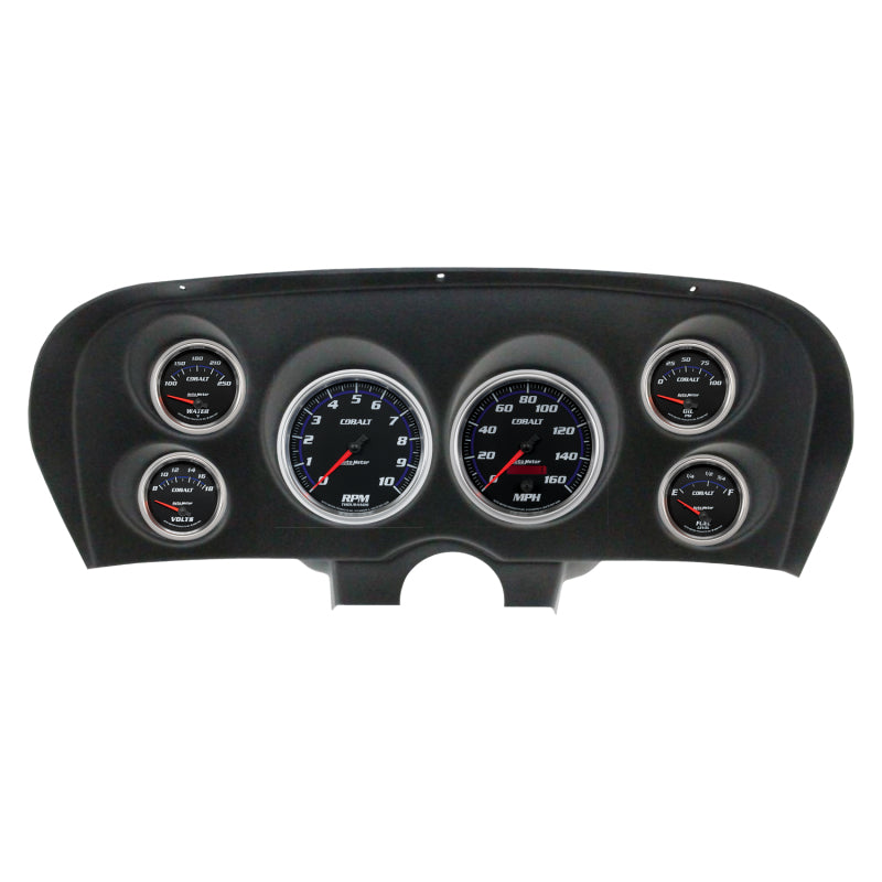 Autometer Cobalt Direct Fit Dash Kit 69-70 Ford Mustang (2 x 5in. / 4 x 2-5/8in.)