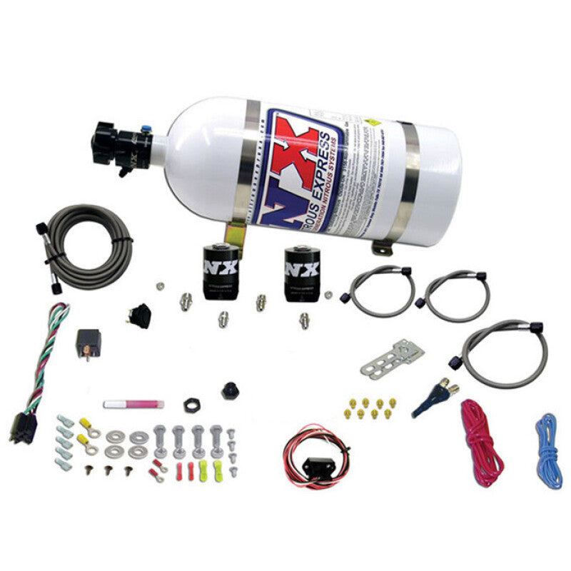 Nitrous Express 10-15 Chevrolet Camaro (5th Gen) Single Nozzle Nitrous Kit (35-150HP) w/10lb Bottle