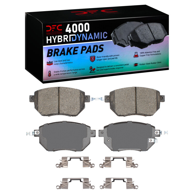 DFC 03-11 Infiniti FX35 Front 4000 HybriDynamic Brake Pads and Hardware Kit