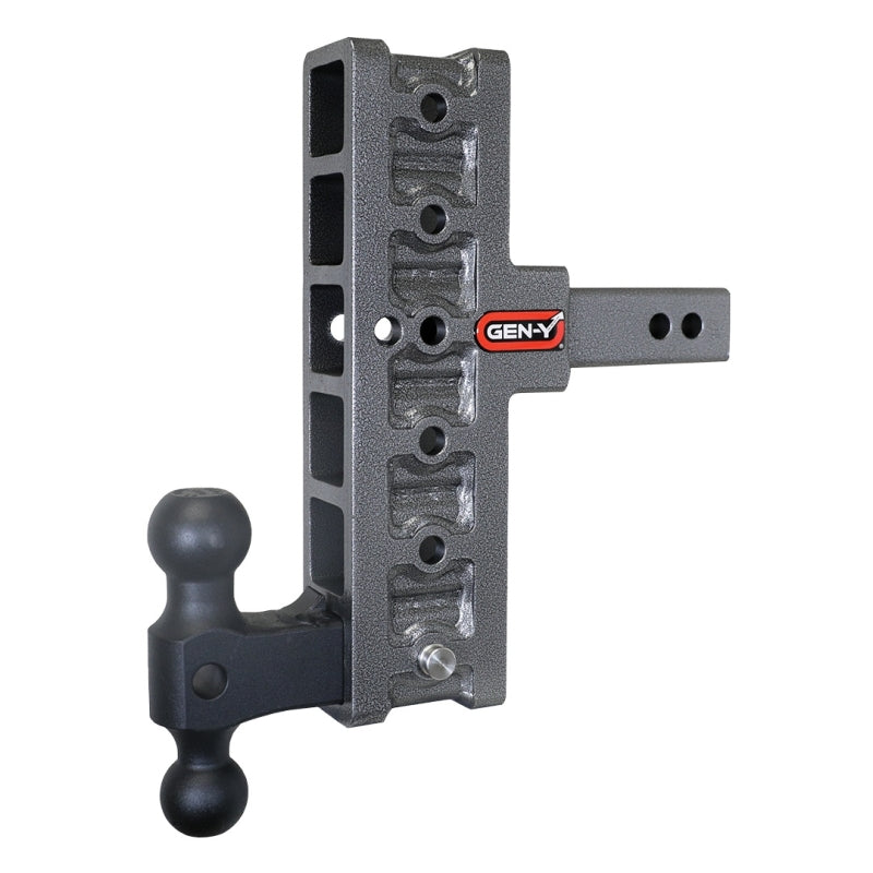 GEN-Y Hitch Gen-Y Mega Duty 2in Shank 7.5in Offset Drop 2K TW 16K Hitch w/GH-051 Dual-Ball