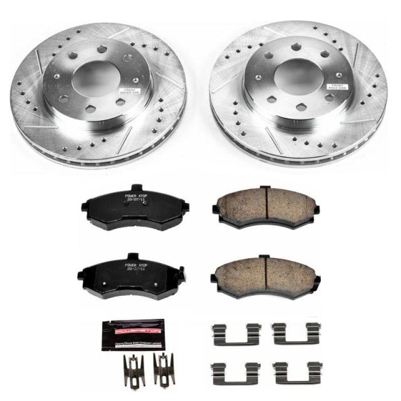 PowerStop Power Stop 02-05 Hyundai Elantra Front Z23 Evolution Sport Brake Kit