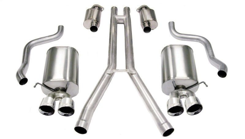 CORSA Performance Corsa 2004-2008 Cadillac XLR 4.6L Polished Sport Cat-Back Exhaust