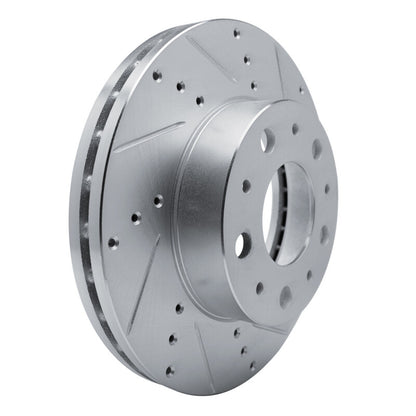 R1 Concepts R1 14-25 Ram Promaster 1500 Front Right Drilled & Slotted Silver Brake Rotor