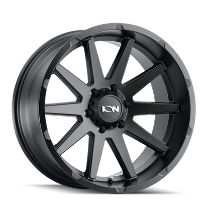 ION Wheels ION Type 143 17x9 / 8x170 BP / 18mm Offset / 125.2mm Hub Matte Black Wheel