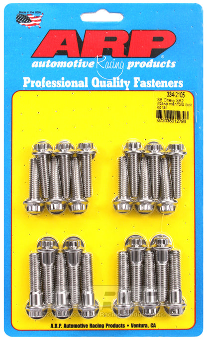 ARP SB Chevy SB2 intake manifold bolt kit tall