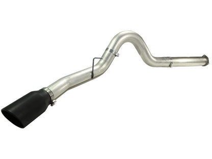 aFe MACHForce XP 5in DPF-Back Stainless Steel Exhaust , Blk, Ford Diesel Trucks 11-14 V8-6.7L td