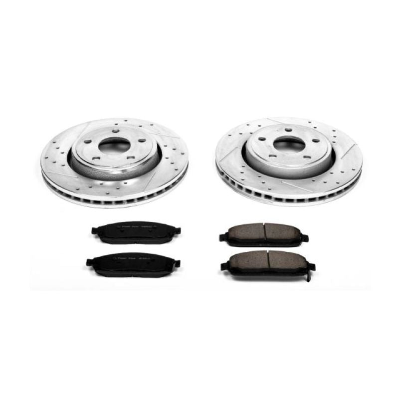 PowerStop Power Stop 06-10 Jeep Commander Front Z23 Evolution Sport Brake Kit