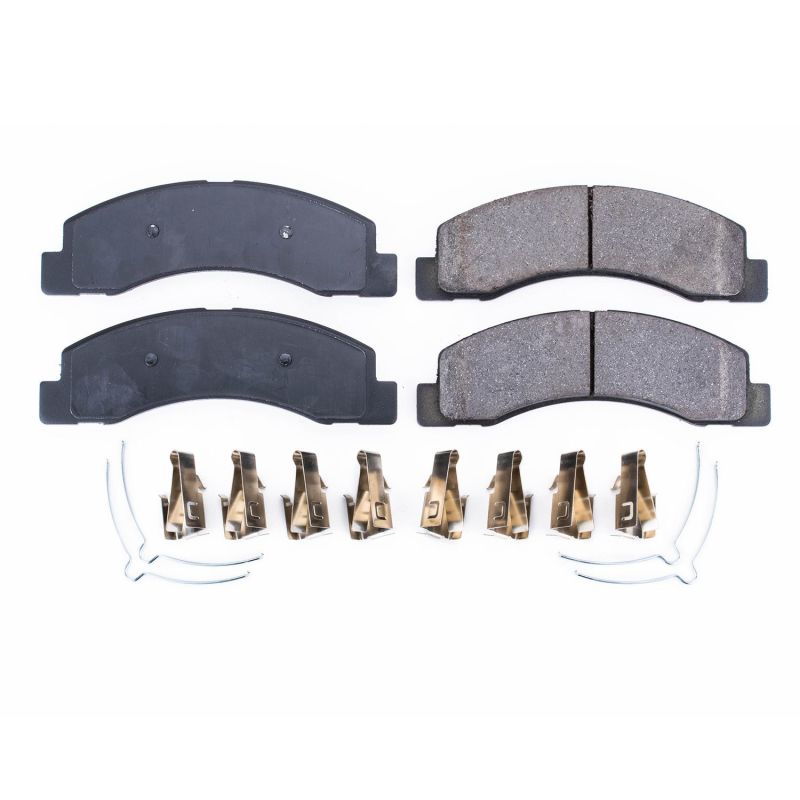 PowerStop Power Stop 00-05 Ford Excursion Front Z17 Evolution Ceramic Brake Pads w/Hardware