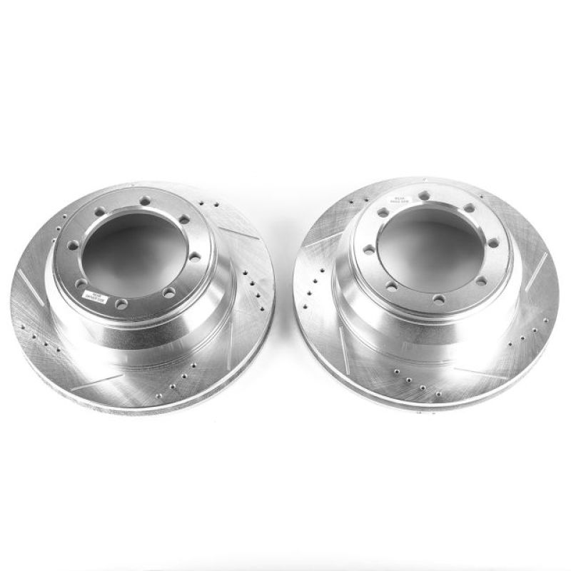 PowerStop Power Stop 2004 Ford F-150 Heritage Rear Drilled & Slotted Rotor - Pair