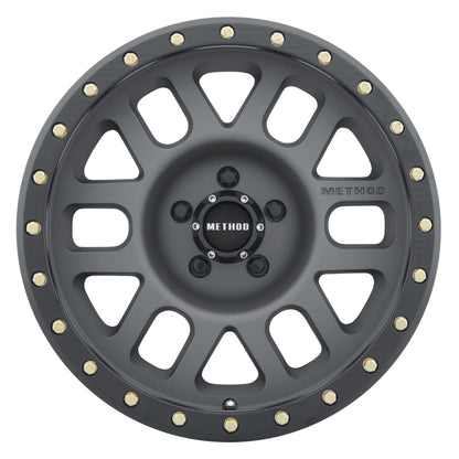 Method Wheels Method MR309 Grid 17x8.5 0mm Offset 5x5 94mm CB Titanium/Black Street Loc Wheel