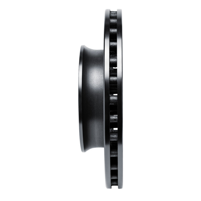R1 Concepts R1 06-25 American Coach Patriot Front Right Drilled & Slotted Black Brake Rotor