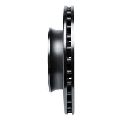 R1 Concepts R1 06-25 American Coach Patriot Front Right Drilled & Slotted Black Brake Rotor