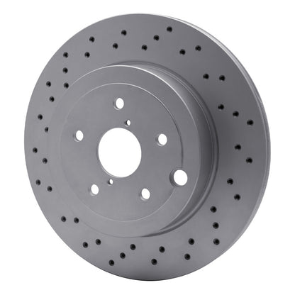 DFC 18-25 Subaru WRX Rear Drilled GeoSPEC Coated Rotor