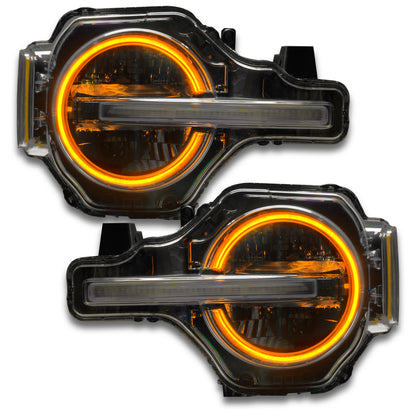 ORACLE Lighting Oracle 2021 Ford Bronco DRL Upgrade w/ Halo Kit - ColorSHIFT w/ No Controller