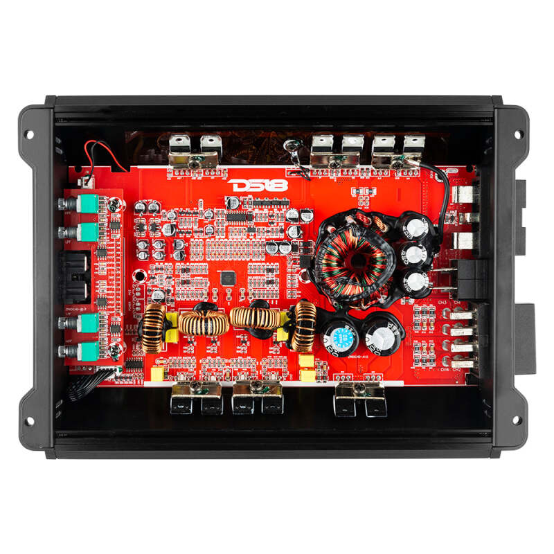 DS18 4-Channel Class D Amplifier 2x 400/4ohm Bridge 4 x 240/2ohm 4 x 150/4ohm Watts RMS