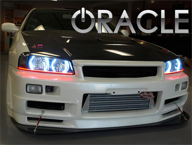ORACLE Lighting Oracle Nissan Skyline 98-01 Halo Kit - ColorSHIFT w/o Controller