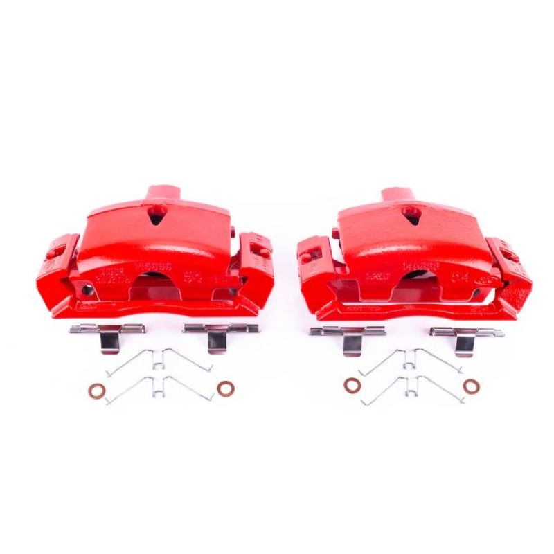 PowerStop Power Stop 04-06 Ford E-150 Rear Red Calipers w/Brackets - Pair