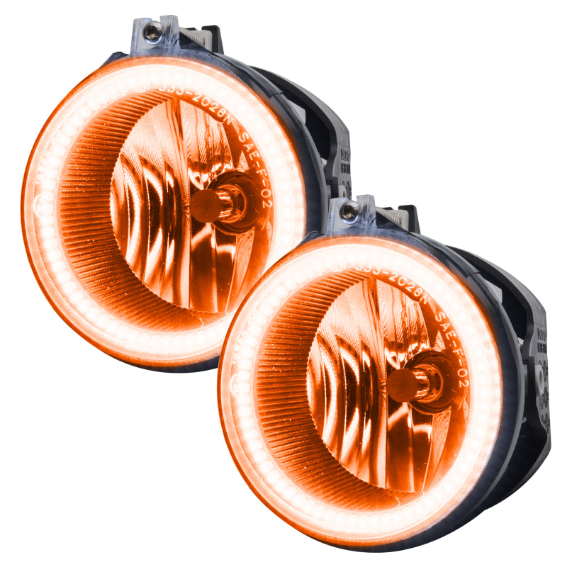 ORACLE Lighting Oracle 05-14 Dodge Charger LED Waterproof Fog Halo Kit - Amber