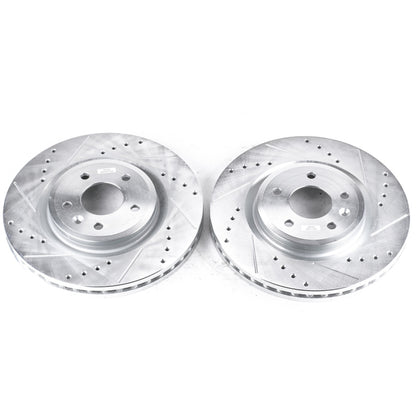 PowerStop Power Stop 09-11 Ford Flex Front Evolution Drilled & Slotted Rotors - Pair