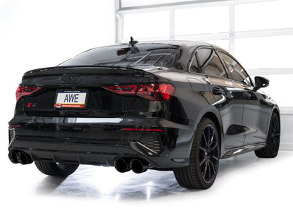 AWE Tuning 22-24 Audi 8Y S3 Touring Edition Exhaust - Diamond Black Tips