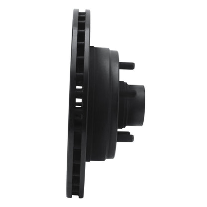 R1 Concepts R1 90-02 Chevrolet ASTRO Front Right Drilled & Slotted Black Brake Rotor