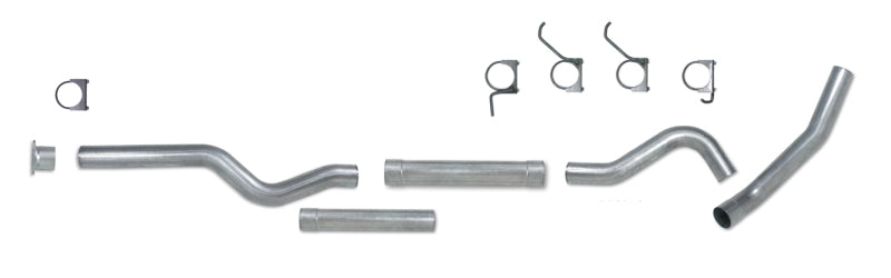 Diamond Eye Performance Diamond Eye KIT 4in Catback Single MFLR RPLCMENT PIPE SS 01-05 CHEVY/GMC 6.6L 2500/3500