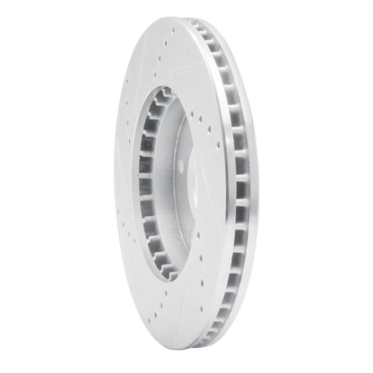 R1 Concepts R1 01-03 Hyundai XG350 Front Right Drilled & Slotted Silver Brake Rotor