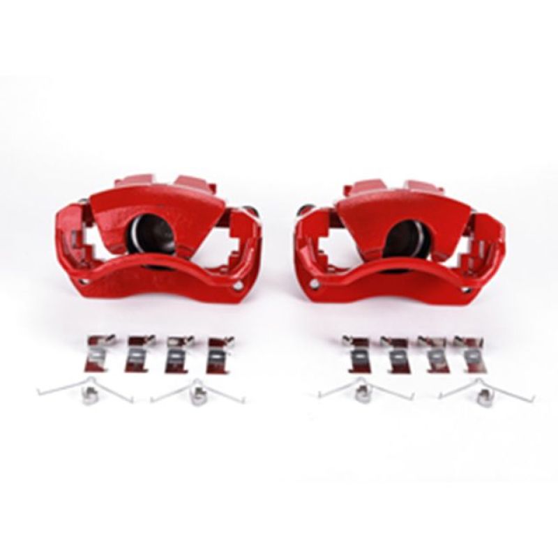 PowerStop Power Stop 13-17 Lexus ES300h Front Red Calipers w/Brackets - Pair
