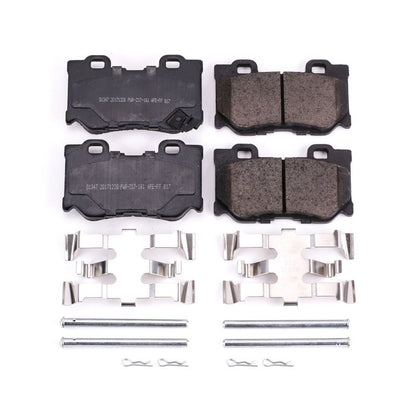 PowerStop Power Stop 09-13 Infiniti FX50 Rear Z17 Evolution Ceramic Brake Pads w/Hardware