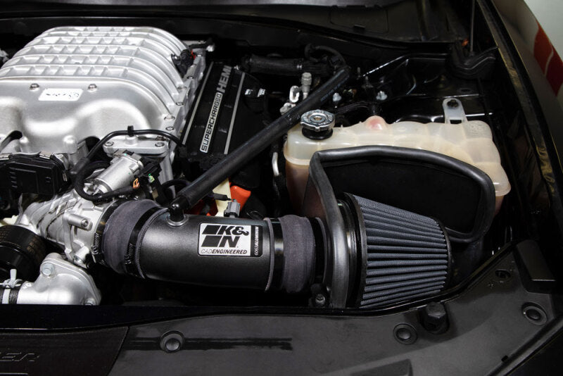 K&N Engineering K&N 17-23 Dodge Charger/Challenger Hellcat SC 6.2L V8 DRYFLOW Performance Air Intake System