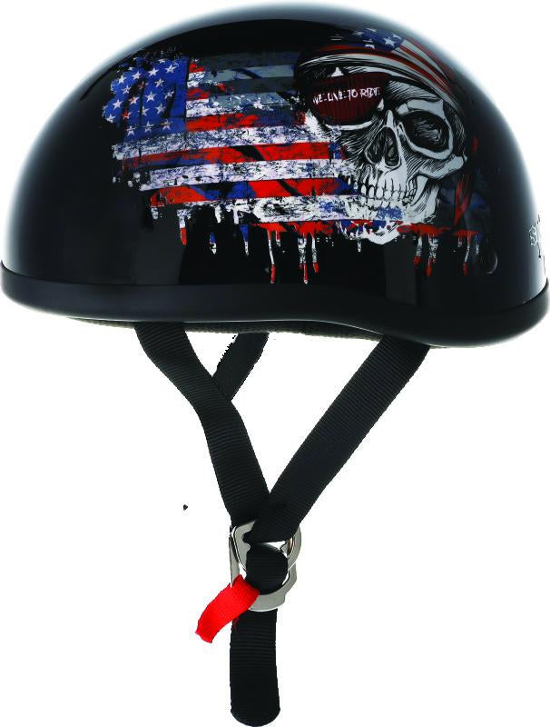 Bikers Choice Skid Lids Live To Ride Original Helmet - Medium