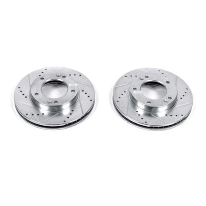 PowerStop Power Stop 03-06 Kia Sorento Front Evolution Drilled & Slotted Rotors - Pair