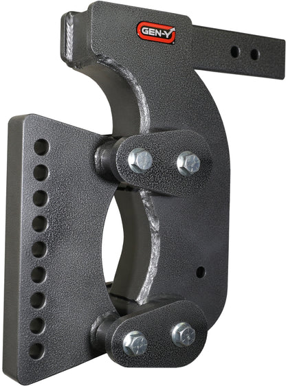 GEN-Y Hitch Gen-Y The Boss Torsion-Flex 2.5in Weight Distribution Shank 15in Drop 21K Hitch w/Stabilizer Kit