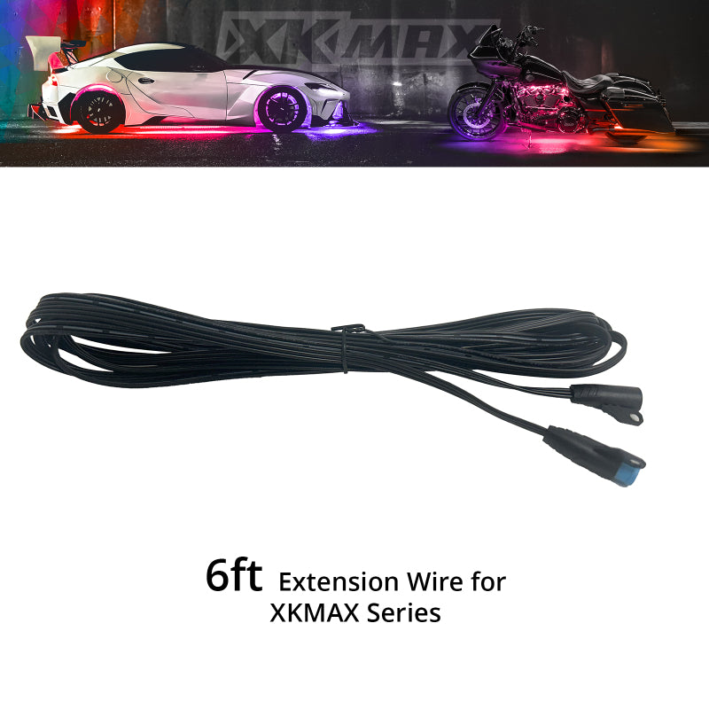 XKGLOW XK Glow XKmax 6ft Extension Wire