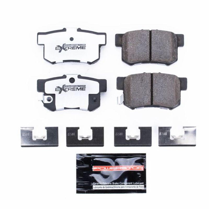 PowerStop Power Stop 01-03 Acura CL Rear Z26 Extreme Street Brake Pads w/Hardware