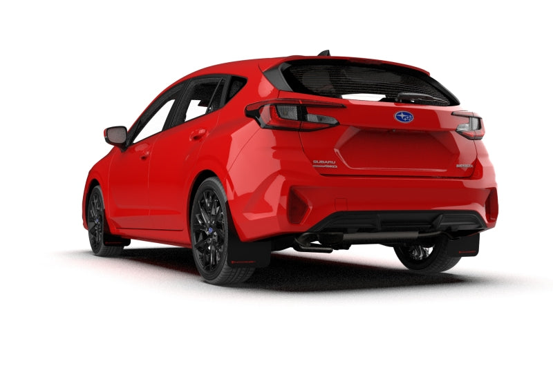 Rally Armor 24-26 Subaru Impreza Black UR Mud Flap w/ Red Logo