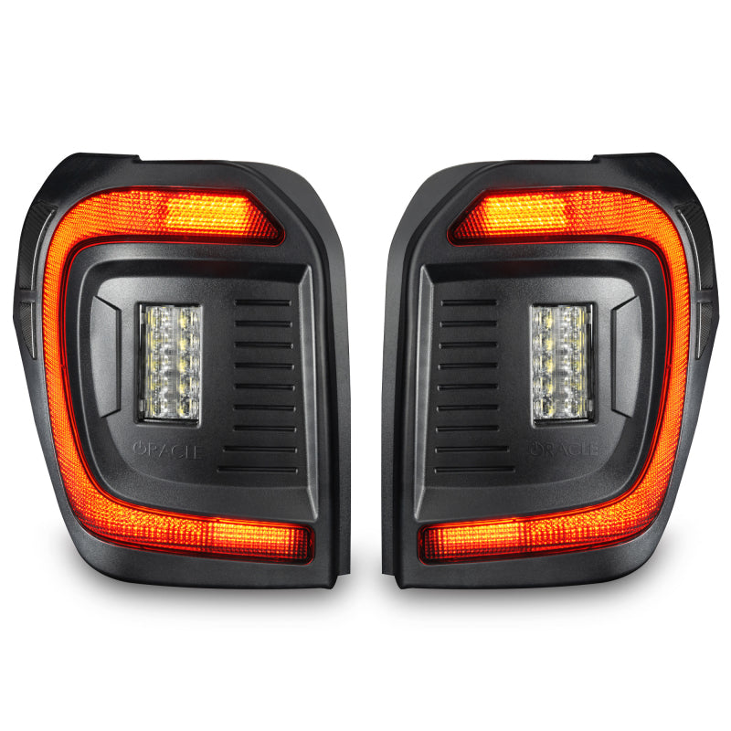 ORACLE Lighting Oracle 14-23 Toyota 4Runner Black Series Lensless Flush Style LED Tail Lights - Tinted