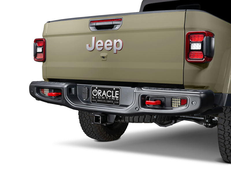 ORACLE Lighting Oracle Rear Bumper LED Reverse Lights for Jeep Gladiator JT - 6000K