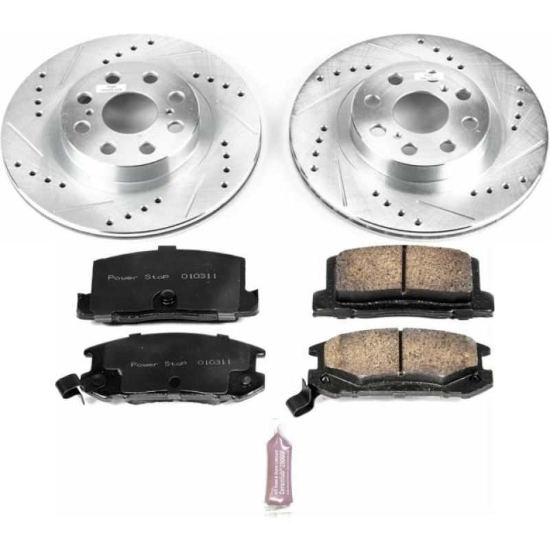 PowerStop Power Stop 00-05 Toyota MR2 Spyder Rear Z23 Evolution Sport Brake Kit