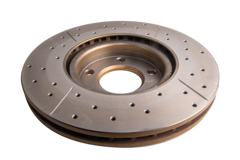 DBA 04-13 Mazda 3 2.3L/2.5L Front Drilled & Slotted Street Series Rotor