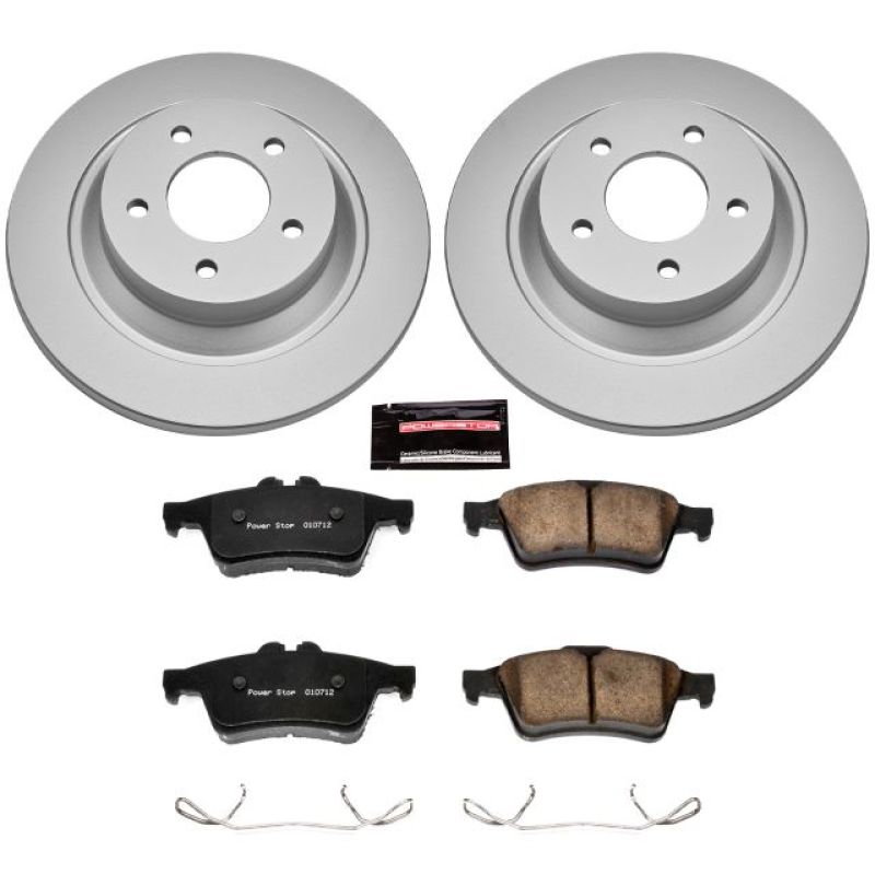 PowerStop Power Stop 08-10 Mazda 5 Rear Z17 Evolution Geomet Coated Brake Kit