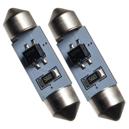 ORACLE Lighting Oracle 37MM 4 LED 3-Chip Festoon Bulbs (Pair) - Cool White
