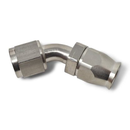 Russell Performance -8 AN Endura PowerFlex Power Steering 45 Degree Hose Ends