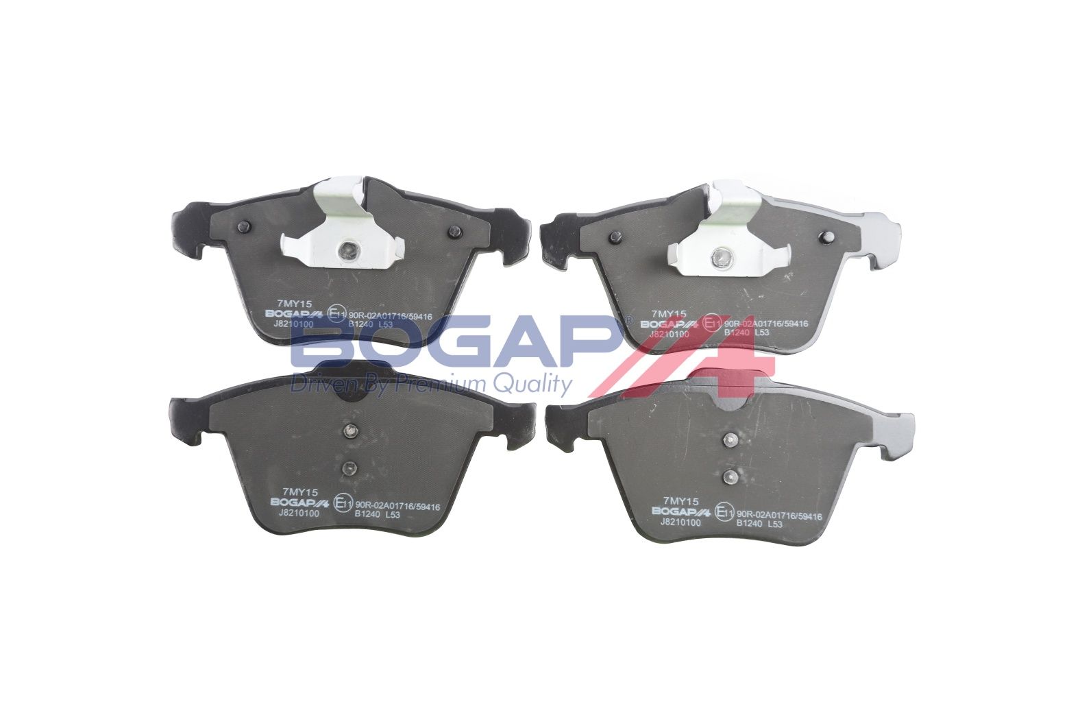 BOGAP J8210100 Brake Pad Set, Disc Brake | ML Performance Car Parts