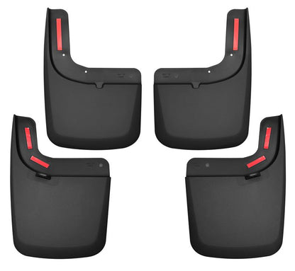 Husky Liners 17 Ford F-250 Super Duty / F-350 Super Duty Front and Rear Mud Guards (w/ Flares) Black
